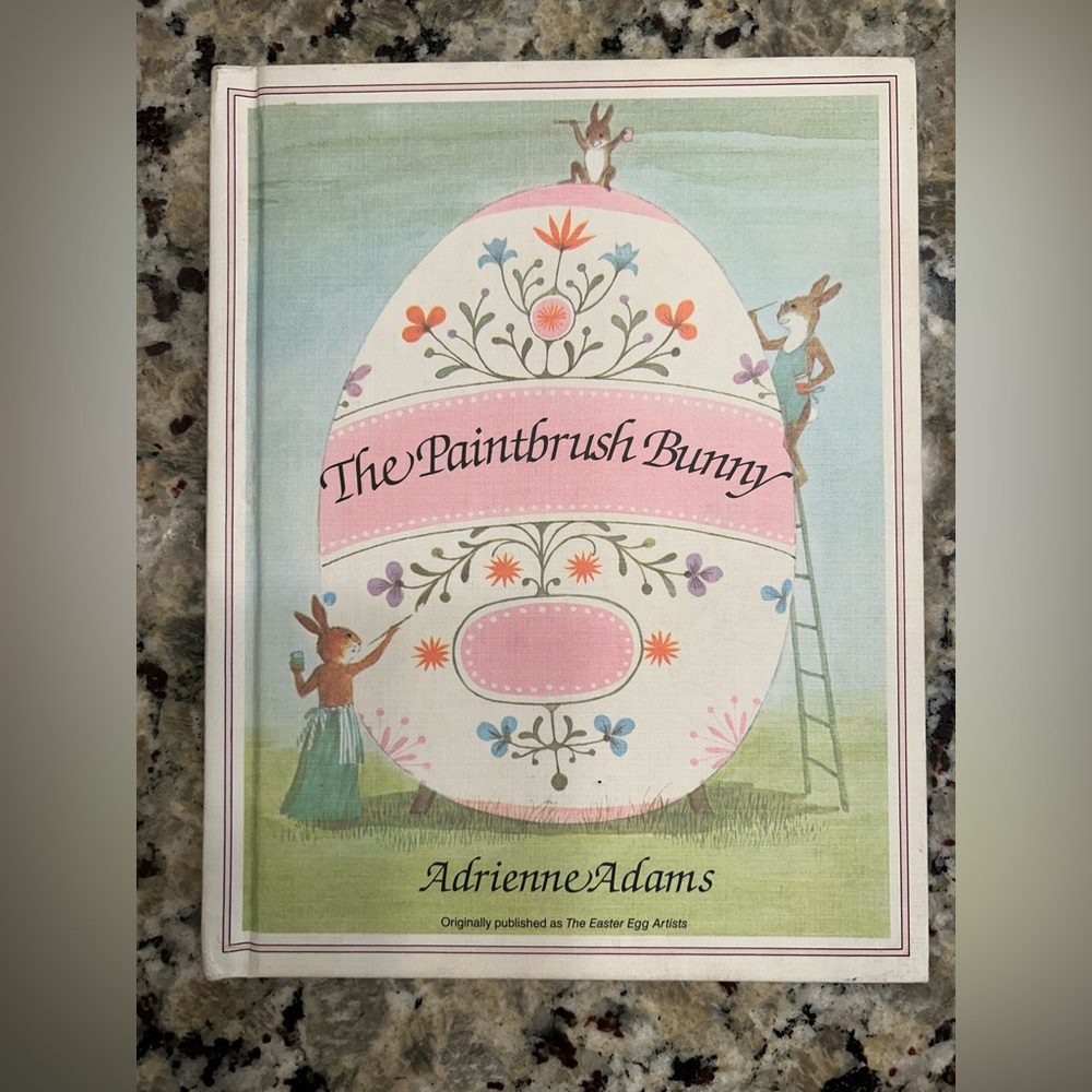 Vintage The Paintbrush Bunny book by Adrienne Adams